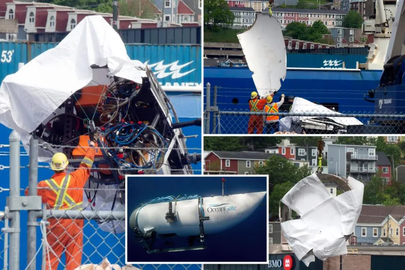 Divulgadas fotos inéditas de restos do submarino que implodiu