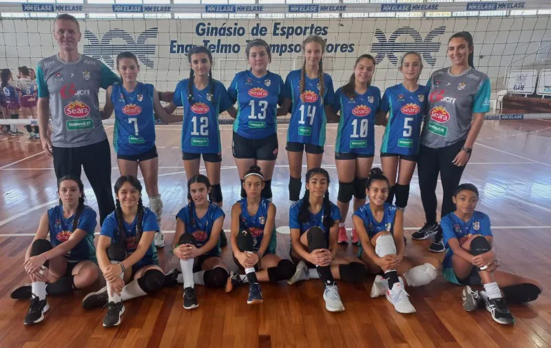 Vôlei de Forquilhinha estreia com vitórias e conquista segundo lugar na chave pelo Estadual