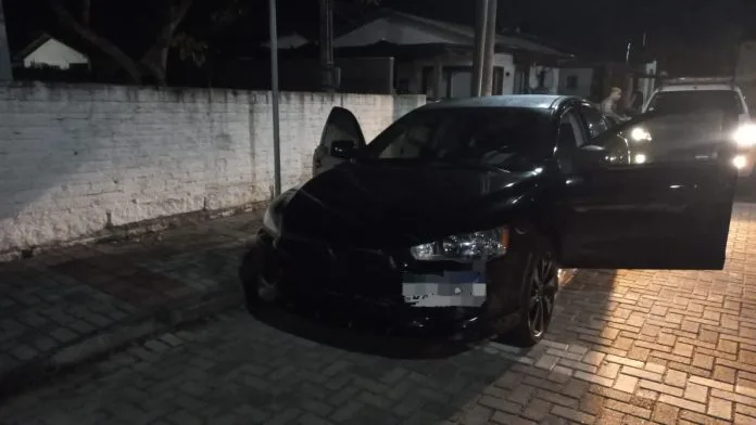 Em menos de 30 minutos, PM recupera veículo roubado em Criciúma