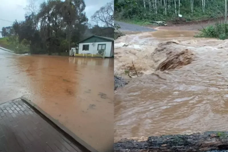 Cidade de SC registra mais de 150 mm de chuvas em apenas 48h; veja volume de chuvas por região
