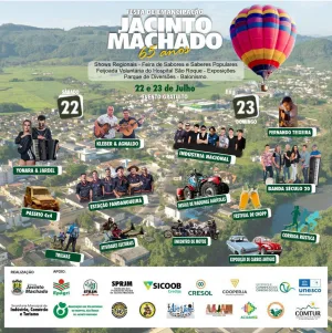 Shows, feiras, cultura e esporte presentes nos 65 anos de Jacinto Machado