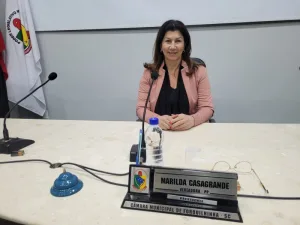 Marilda Casagrande assume a presidência da Câmara de Forquilhinha