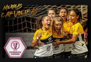 FEMININO DO TIGRE GOLEIA NA ESTREIA DO CATARINENSE