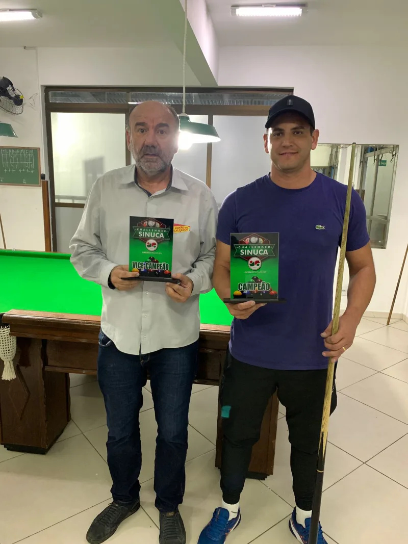 Conhecidos os campeões da Sinuca do Grêmio Fronteira
