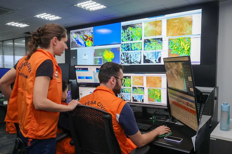 PREVISÃO DO TEMPO: indicação de chuva intensa neste domingo em todo o estado e tempo mais firme no início da próxima semana
