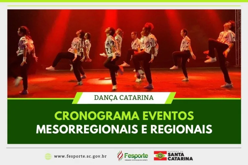 Fesporte divulga calendário das próximas etapas do Festival Escolar Dança Catarina