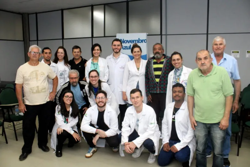 Pacientes do SERC da Unesc recebem orientações sobre prevenção do câncer de próstata