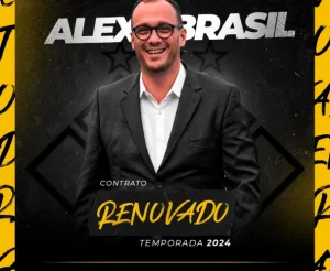 CRICIÚMA CONFIRMA A RENOVAÇÃO COM ALEX BRASIL