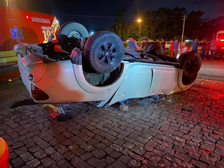 Capotamento é registado no centro de Cocal do Sul