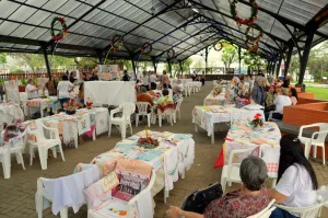 Piazza Nova Beluno recebe exposição “Mãos que Bordam”