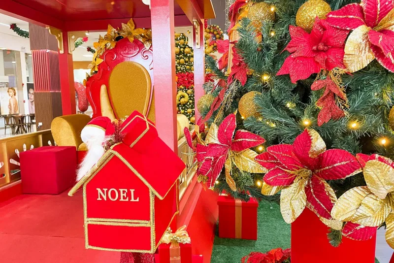 Em clima de fim de ano, Criciúma Shopping conta com novos horários de visita ao Papai Noel
