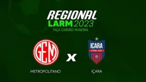 LARM: Içara e Metropolitano empatam em primeiro jogo da final