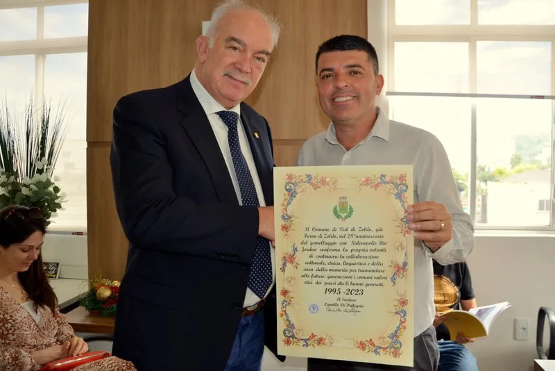 Governo de Siderópolis renova Gemellaggio com Val Di Zoldo