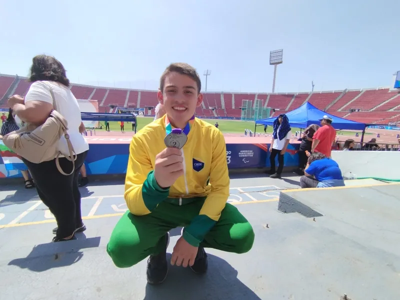 Atleta de Nova Veneza brilha no Chile