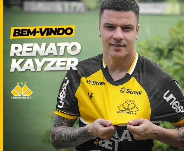 RENATO KAYZER É O NOVO ATACANTE DO TIGRE