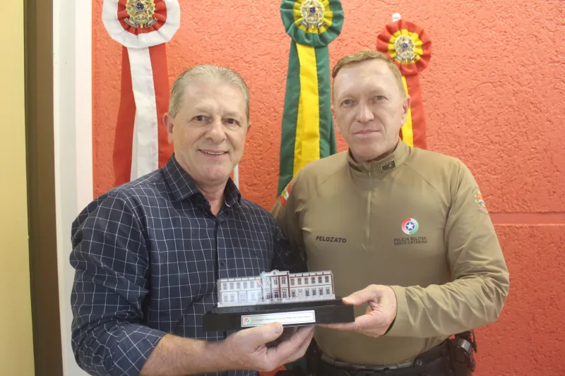 Treviso recebe homenagem da Polícia Militar de Santa Catarina
