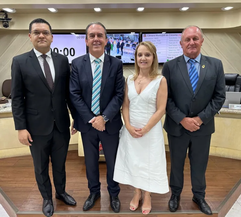 Câmara Municipal de Criciúma tem nova Mesa Diretora