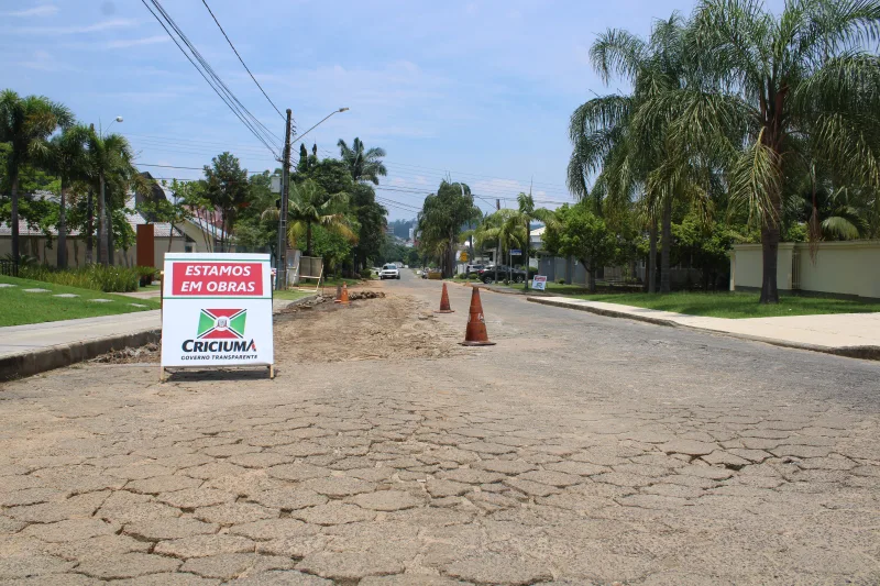 Acelera Criciúma: prefeitura inicia revitalização da rua Léo Lombardi