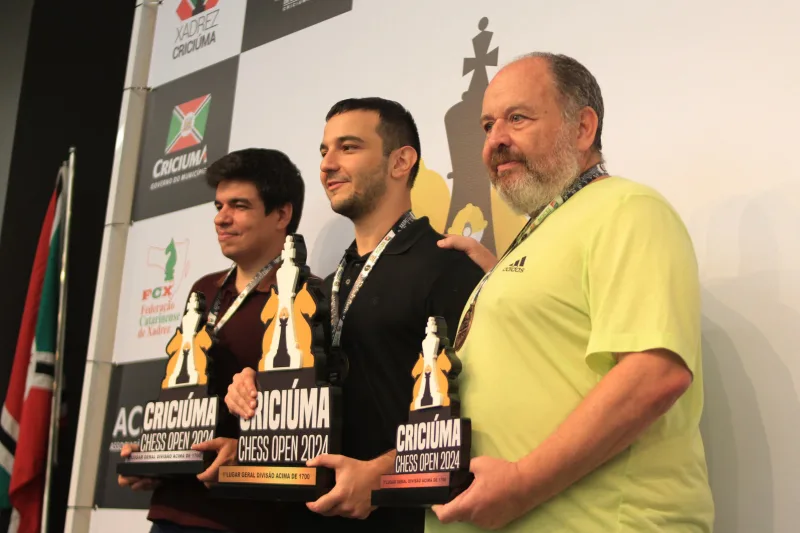 Conhecidos os campeões do Criciúma Chess Open 2024
