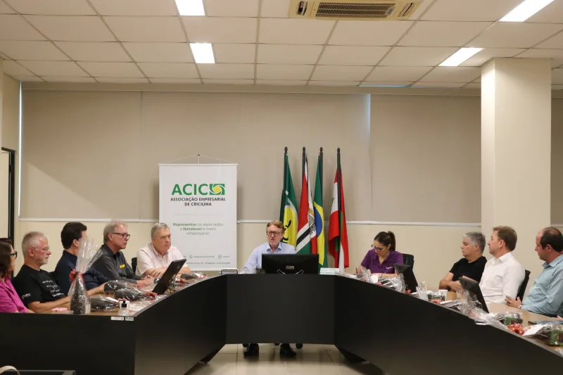 Relatório Acic do Amanhã é apresentado à diretoria da Acic
