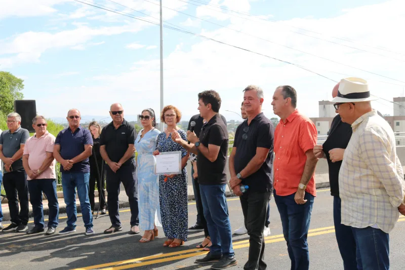 Viaduto sobre a Via Rápida é inaugurado em Criciúma