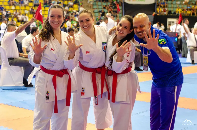 Karatê de Içara conquista a medalha de prata na Liga Mundial