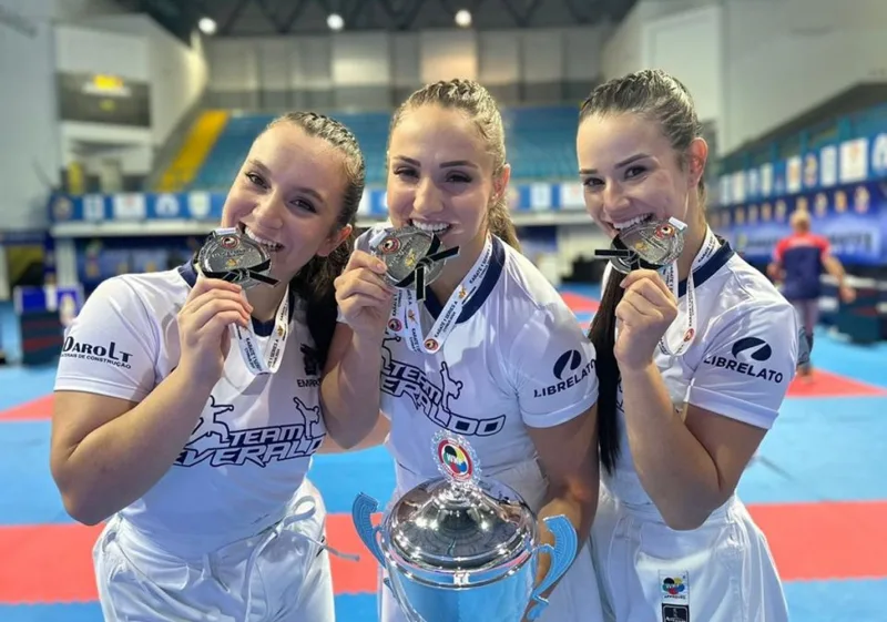 Karatê de Santa Catarina brilha em mundial no Chipre