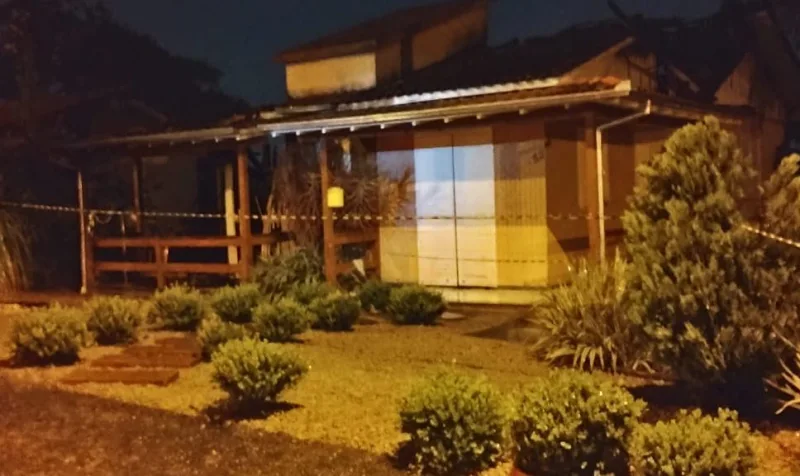 Corpo de Bombeiros resgata vítima inconsciente de incêndio em Urussanga