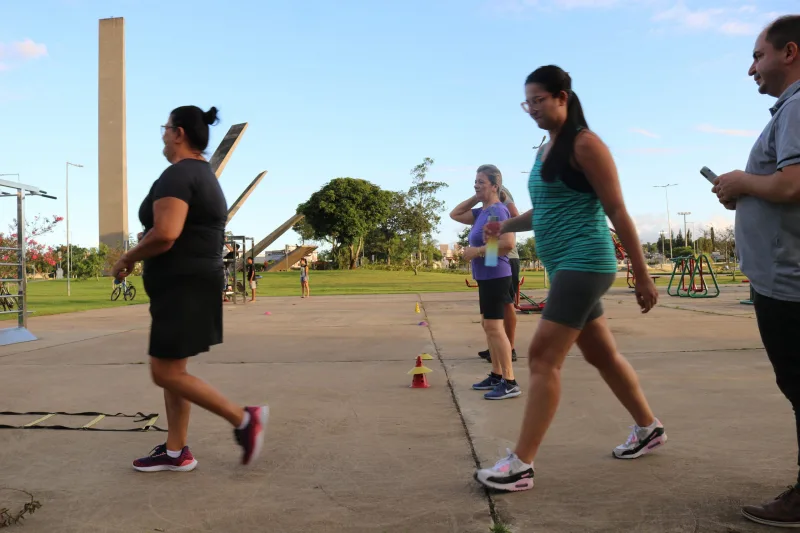 Saúde nos Parques: entrega de materiais marca retomada das atividades em Criciúma