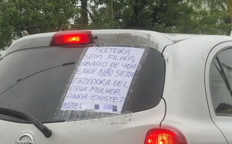 CUPIDO MÓVEL: Homem inova na procura por mulher ideal em Criciúma