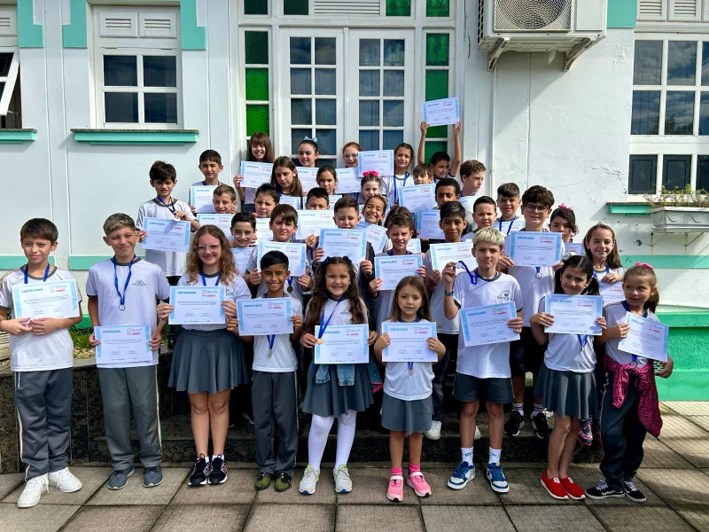 Alunos de Cocal do Sul conquistam 77 medalhas na OBMEP 2023