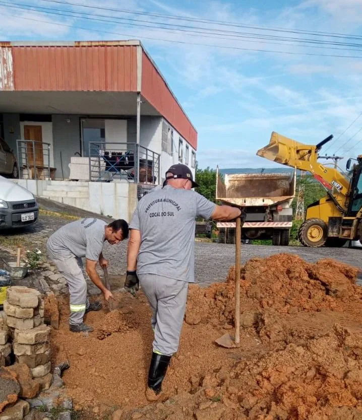 Cocal do Sul trabalha para recuperar estragos provocados pela chuva de sábado