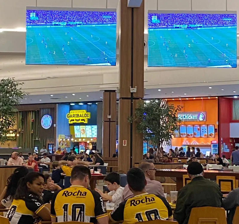 Shopping transmite jogo do Tigre neste sábado