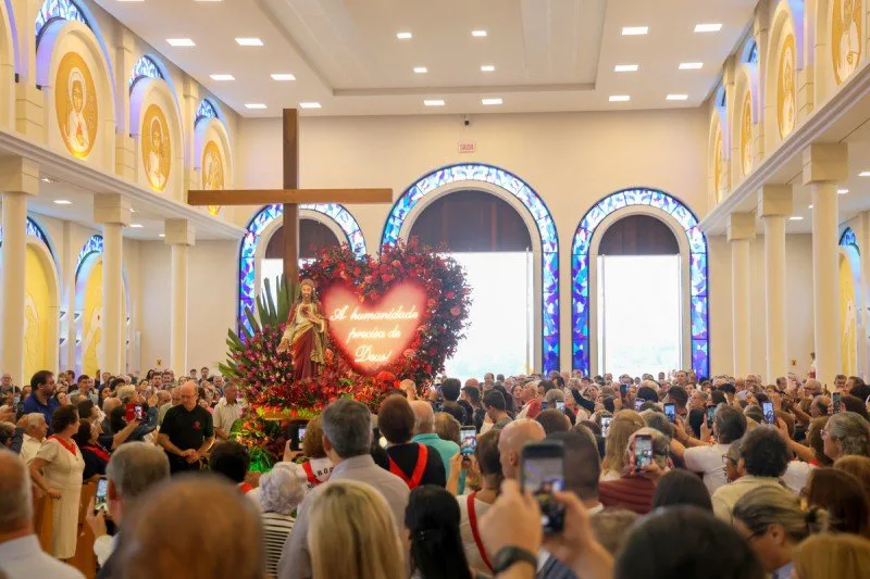 Festa da Misericórdia marca os dez anos do Santuário Sagrado Coração Misericordioso de Jesus