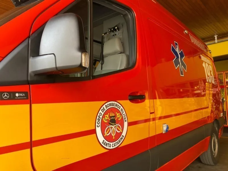 Bombeiros salvam bebê engasgado em Araranguá