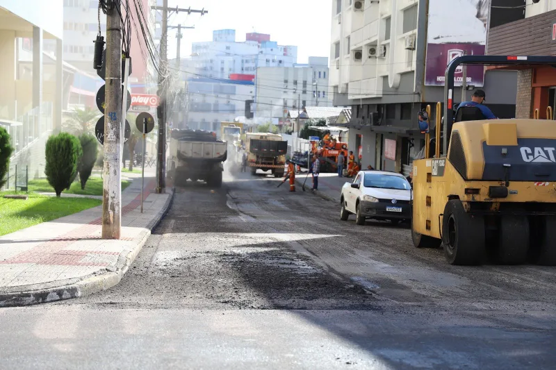Prefeitura conclui revitalização de ruas na região central de Criciúma
