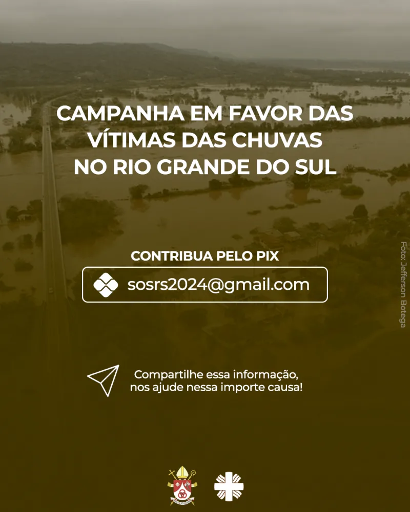 Diocese e Cáritas lançam campanha pelas vítimas das chuvas