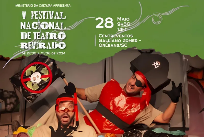 Orleans recebe espetáculos no Festival Nacional de Teatro Revirado