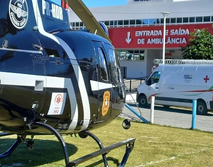 Bebê sofre graves queimaduras após ser atingido por água fervente em Garopaba