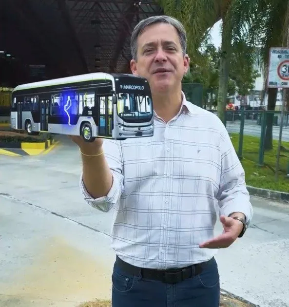 ÔNIBUS ELÉTRICO: Transporte coletivo entra na pauta da pré campanha de Vaguinho