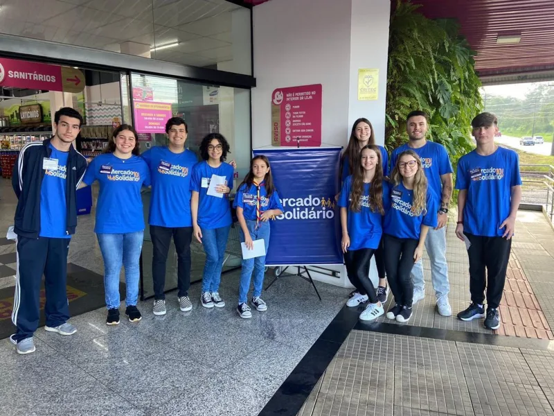 Mercado Solidário vai mobilizar 120 voluntários em busca de doações