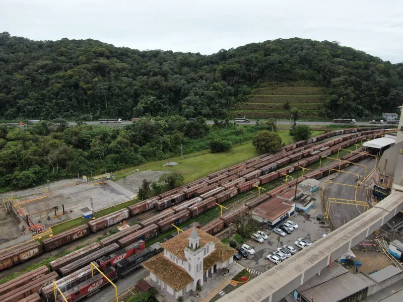 Movimento de cargas nas ferrovias de SC cresce 8,9% no primeiro semestre de 2024