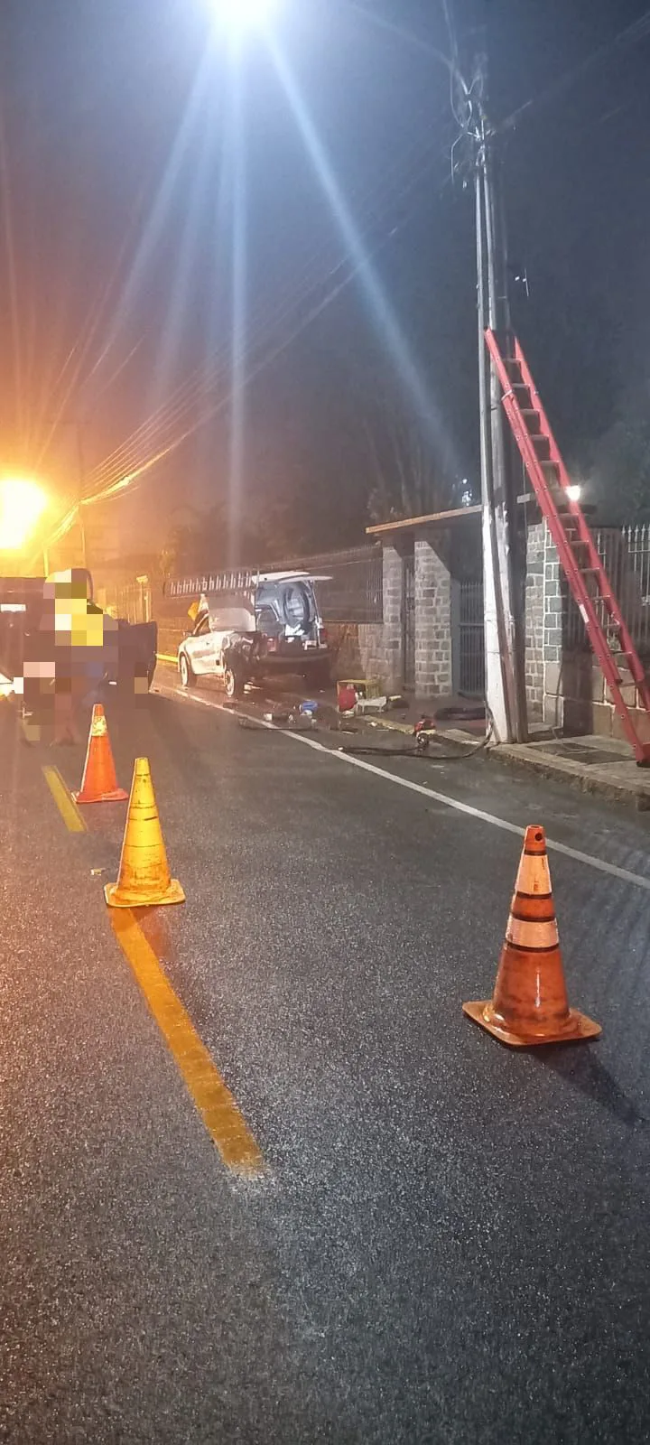 Acidente deixa dois feridos no Centro de Urussanga