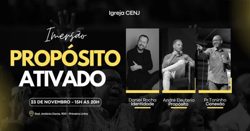 Propósito Ativado: Imersão te ajudará a encontrar seu propósito de vida