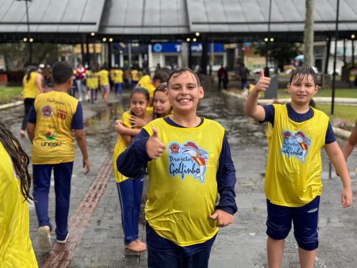 Programa Golfinho forma 129 crianças em Siderópolis