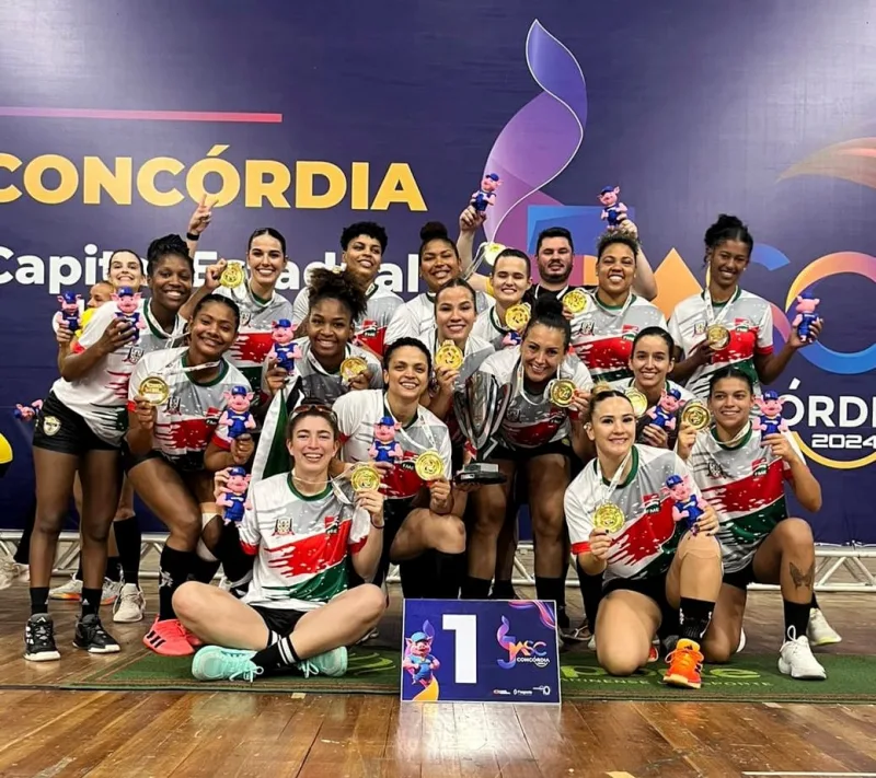 Criciúma encerra participação nos Jasc 2024 com título no handebol feminino