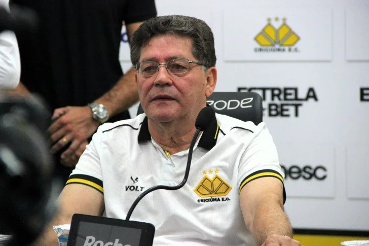 Vilmar Guedes não aguentou a pressão da torcida e renuncia presidência do Criciúma