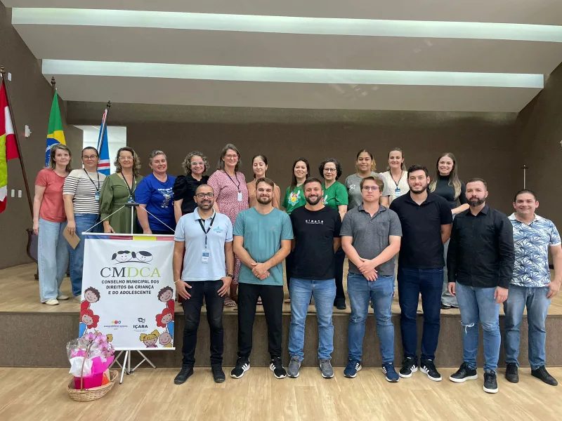 Içara: novos membros do Conselho Municipal dos Direitos da Criança e do Adolescente tomam posse