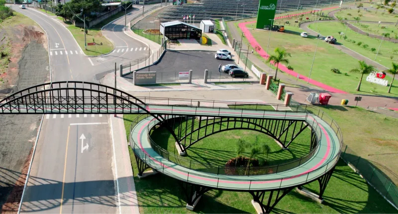 Governo de Criciúma inaugura Passarela dos Imigrantes, no distrito do Rio Maina