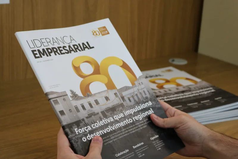 Nova edição da Revista Liderança Empresarial celebra as oito décadas de história da Acic